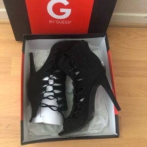 Ladies open toe Guess Booties